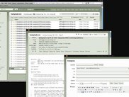 Several pages with the moss theme