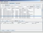 Program main window - viewing bank statement