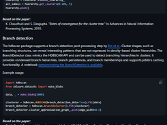 HDBSCAN Screenshot 1