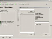 Shows the administrative object management