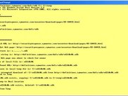Screen shot of command-line output when running hget.bat