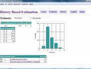 Estimate summary screen