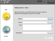 Hiding process - step 1