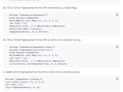 HighwayHash Screenshot 1