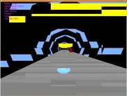 The game is so fast, the screengrab gets corrupted.