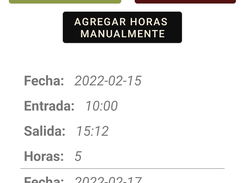 Registra la hora de salida con solo presionar un botón