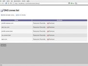 DNS Zones list (en)