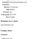 2- Client details printout