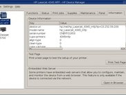 Information tab of Device Manager