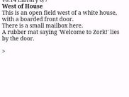 Welcome to Zork