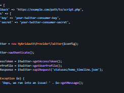 hybridauth Screenshot 1