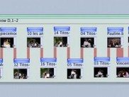 Clips in the green Group box can be moved around as a whole