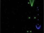 Player fighting the green guardian