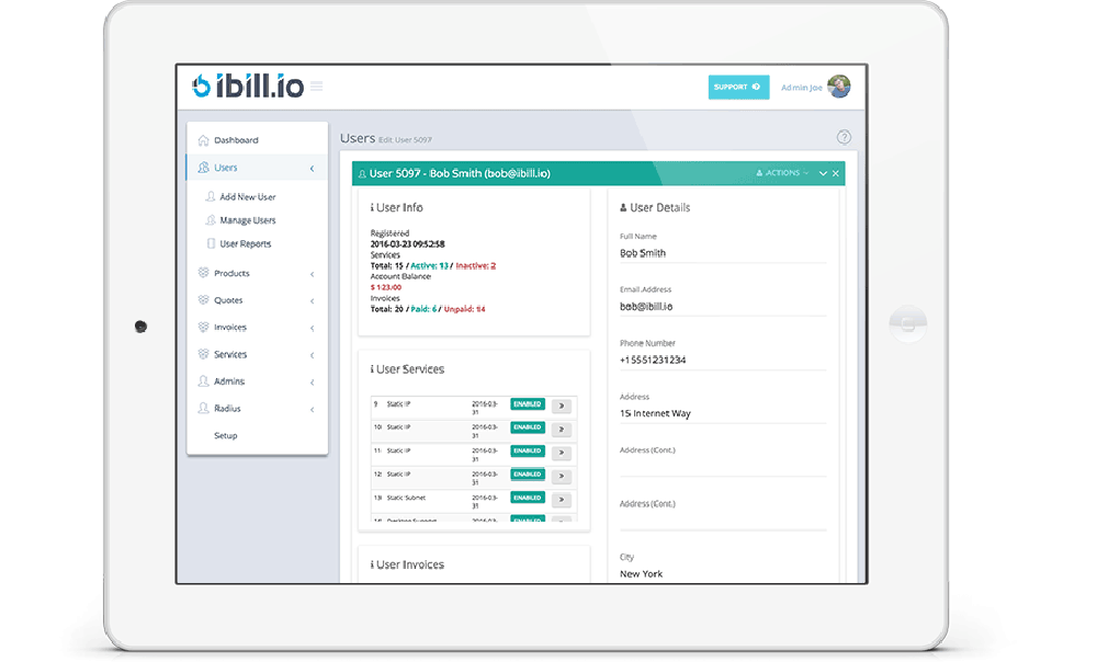 iBill.io Screenshot 1