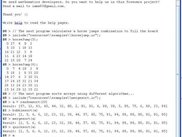 ICalc including example files and using vectors.