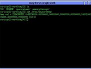 Screenshot of digital CPU core temp display via /proc.