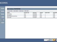 MyAccess - View indexes