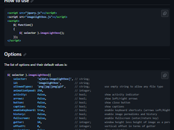 imagelightbox Screenshot 1