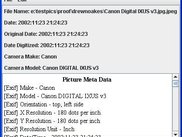 View information your digital camera recorded.