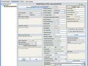 All Data of each single claimed part