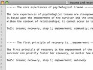 an example of exported text