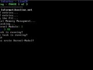 Infortus OS while booting...