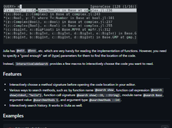 InteractiveCodeSearch.jl Screenshot 1