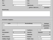 Kundenverwaltungsdialog