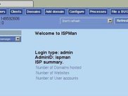 Login to Web-Frontend (ISPMan offers shell-tools, too)