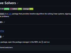 Iterative Solvers Screenshot 1