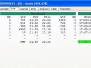 Live Notebook and Last Trades - iTrade 0.4/Coca