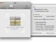 Preferences window of iUPX