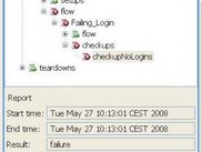 result view of the eclipse plugin (errors expanded)