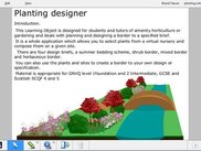 Screenshot of planting designer IWB file, adapted from NLN 