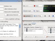 Connect using the ALSA tab of QJackCtl
