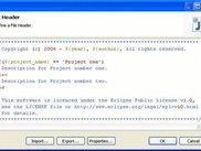 Template for File Headers