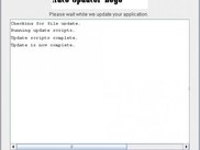 Auto Updater in Action.  GUI enabled.