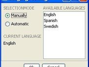 Language selection
