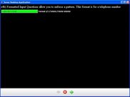 Text Input with Format Verification