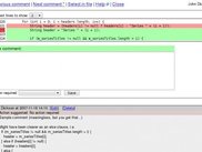 5. Comment popup - showing file context and other comments