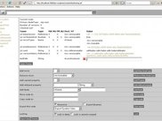 Main panel to explore and edit nodes and properties