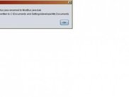 Message box after Java source file generated
