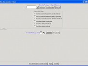 JDec FIlters window