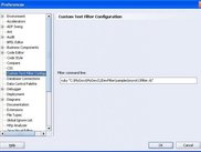 Setting filter preferences..