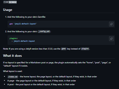 Jekyll Default Layout Screenshot 1