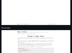 Jekyll-Paper Screenshot 1