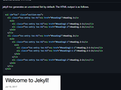 jekyll-toc Screenshot 1