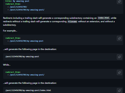 JekyllRedirectFrom Screenshot 1