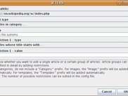 MediaWiki input selection