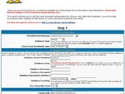 JForum's Graphical Installation Wizard